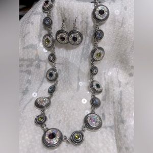 Lia Sophia SELTZER Retired Necklace & Earrings Set